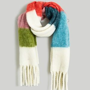 NWT Madewell brushed wool oversized scarf